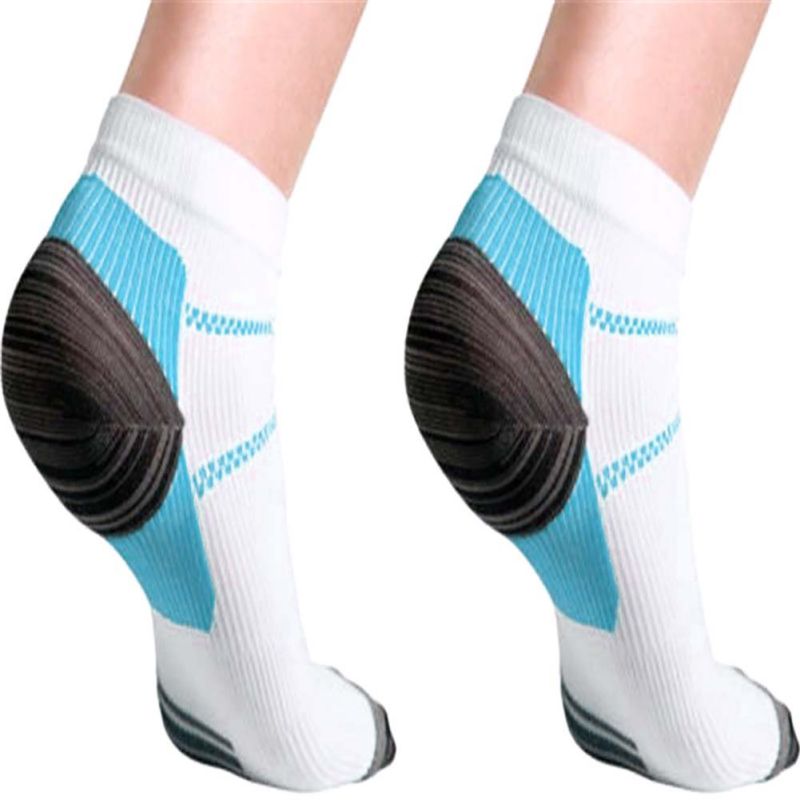 Foot Compression Sports Socks Plantar Fasciitis Heel Arch Pain Relief Support eBay